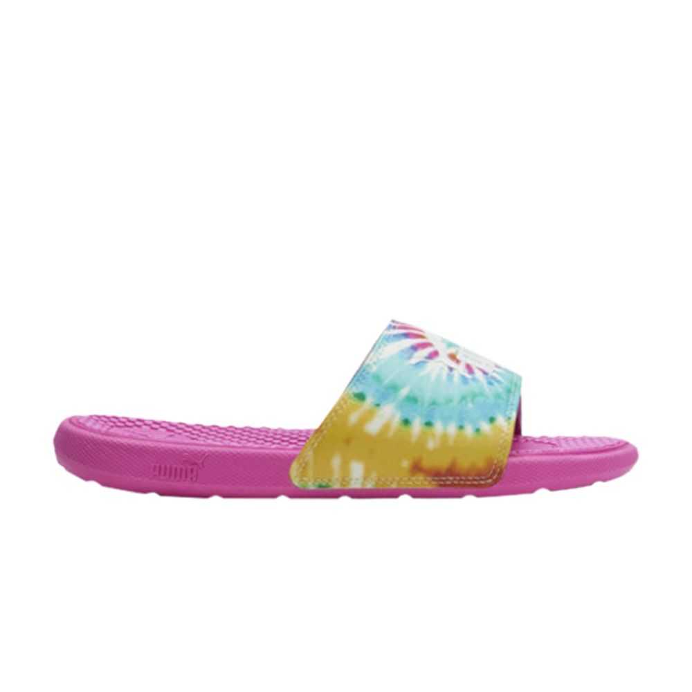 Pre-owned Puma Cool Cat Sport Slide Jr 'tie Dye - Phlox Pink' | Kid's Size 4