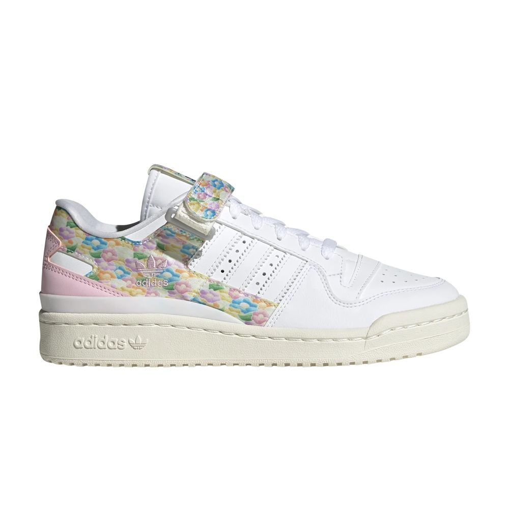 Click to view more detailed imagery on our partner's website Pre-owned Adidas Originals Disney X Wmns Forum 84 Low 'bambi - Floral' In White