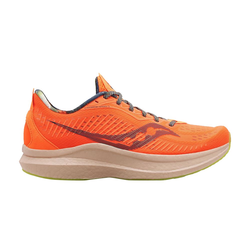 Pre-owned Saucony Wmns Endorphin Speed 2 'campfire Story' In Orange
