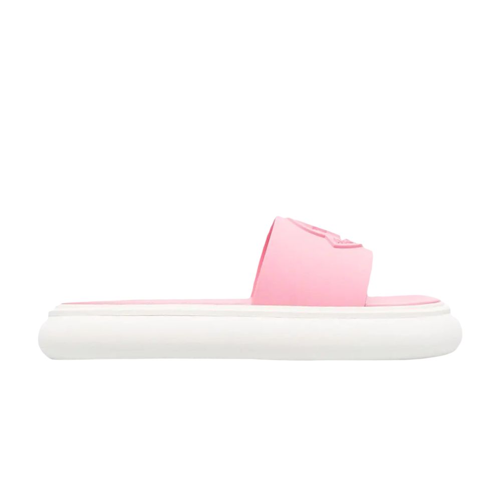 Pre-owned Moncler Wmns Slyder Slide 'pink' | Women's Size 38