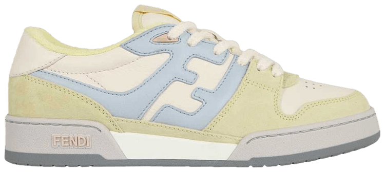 Fendi Wmns FF Mixed Leather Low Yellow
