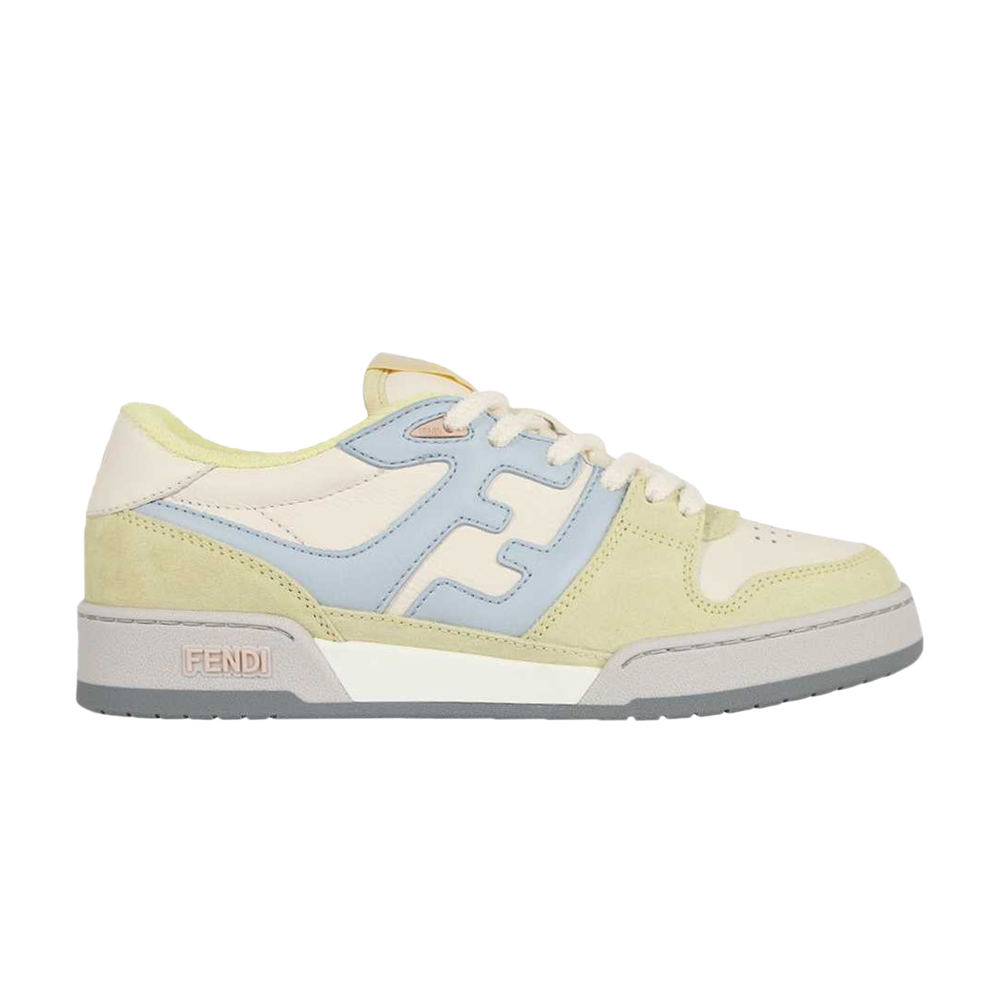 Pre-owned Fendi Wmns Ff Mixed Leather Low 'yellow'