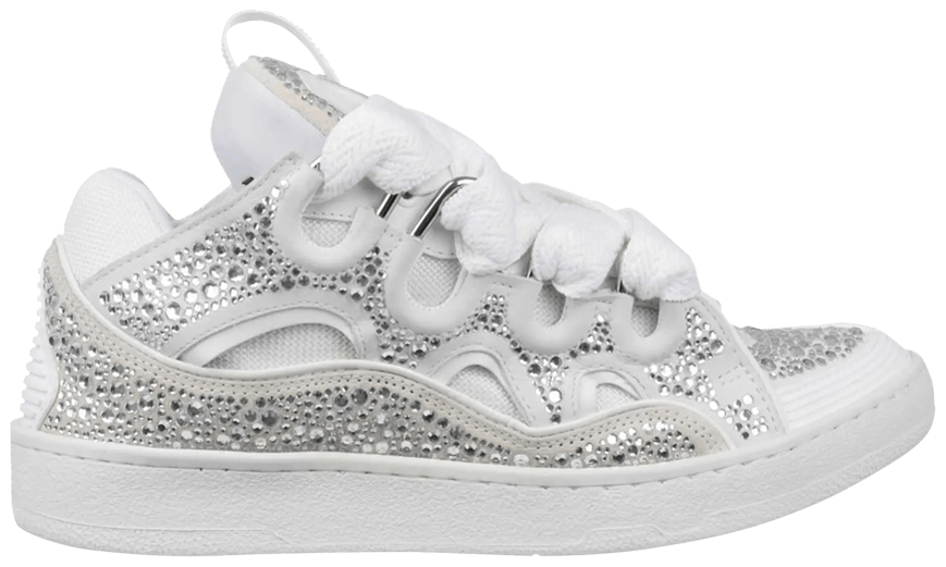 Buy Lanvin Curb Sneakers 'Rhinestones White' FM SKRK11 STRA P22