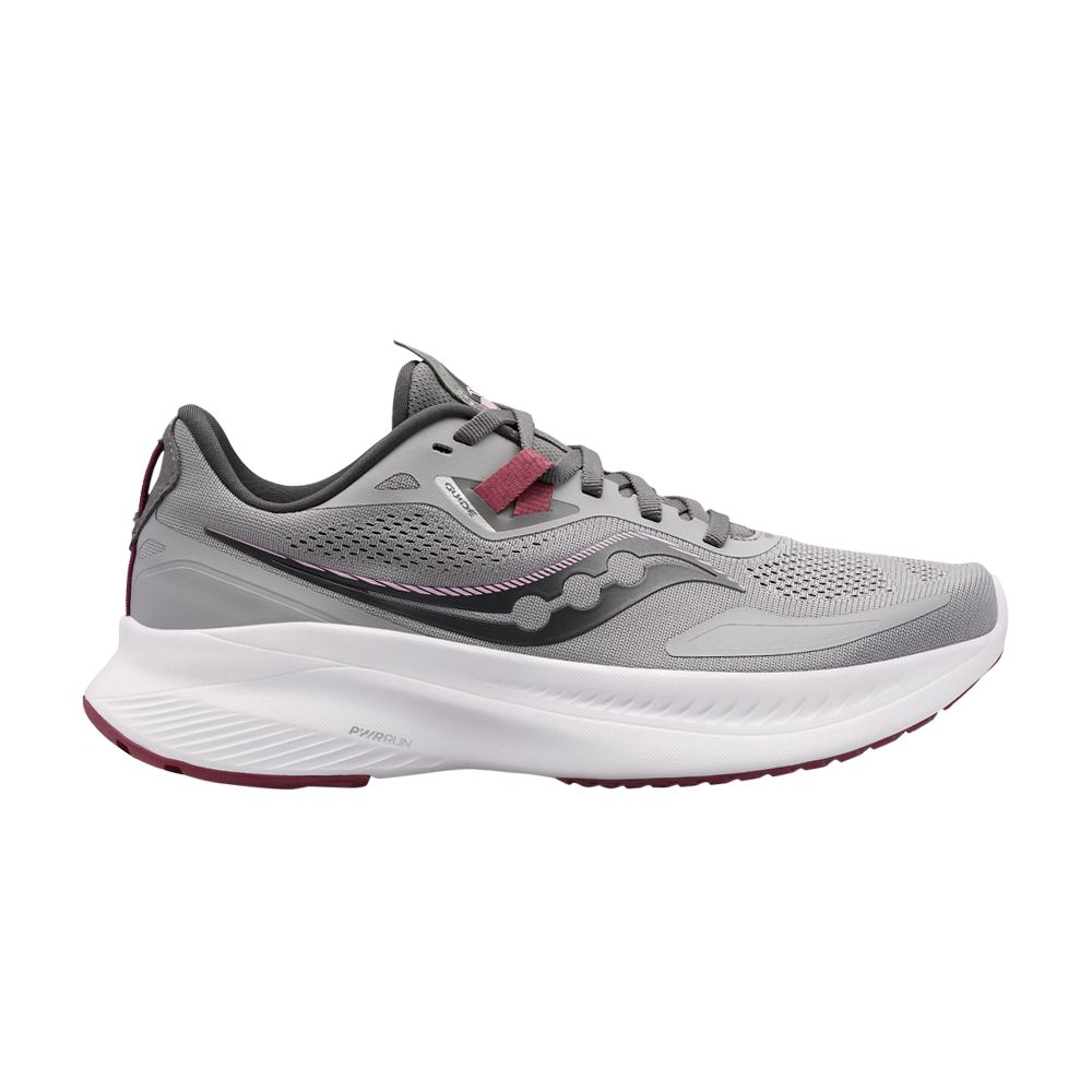 Pre-owned Saucony Wmns Guide 15 Wide 'alloy Quartz' In Grey