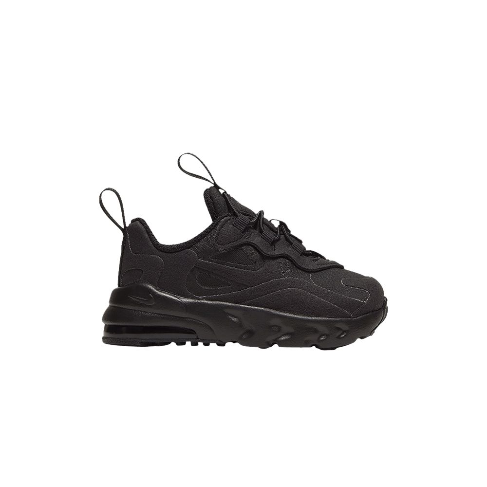 Pre-owned Nike Air Max 270 React Td 'triple Black' | Infant Size 6