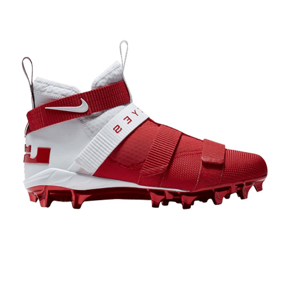 Nike Lebron Soldier 11 TD 'Ohio State' Cleat | Red | Men's Size 14 - AO9146-161