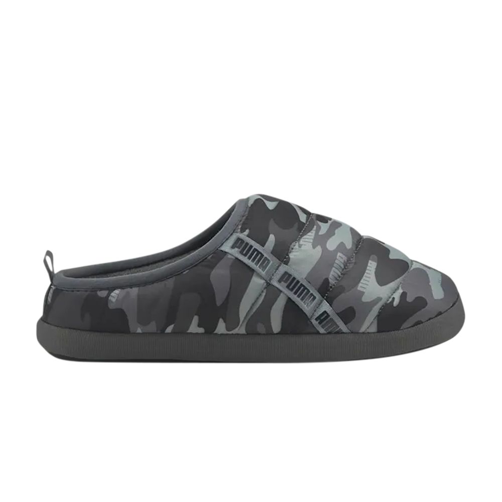 Pre-owned Puma Scuff Slippers Jr 'camo - Black' | Kid's Size 7
