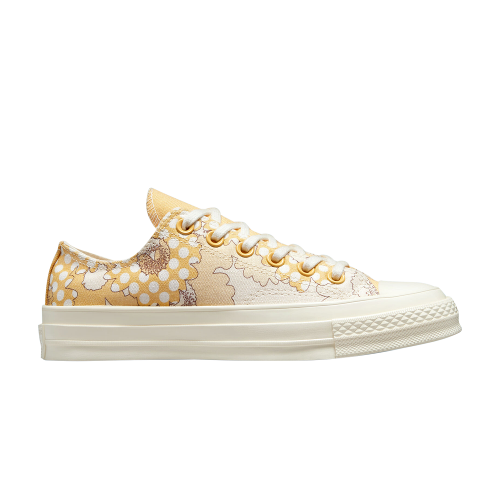 Pre-owned Converse Wmns Chuck 70 Low 'crafted Florals' In Yellow