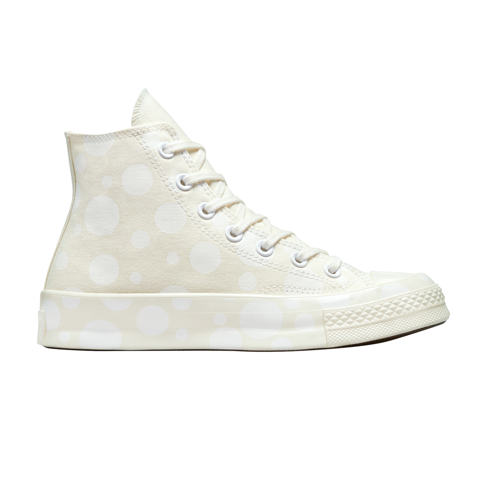 Pre-owned Converse Wmns Chuck 70 High 'polka Dots' In Cream