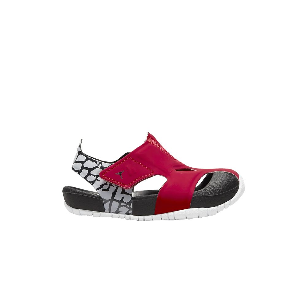 Pre-owned Air Jordan Jordan Flare Sandal Td 'giraffe' | Red | Infant Size 3