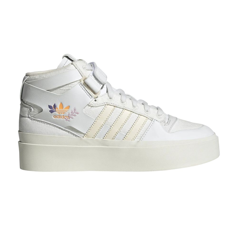 adidas Wmns Forum Bonega Mid 'Embroidered Floral' | White | Women's Size 5.5