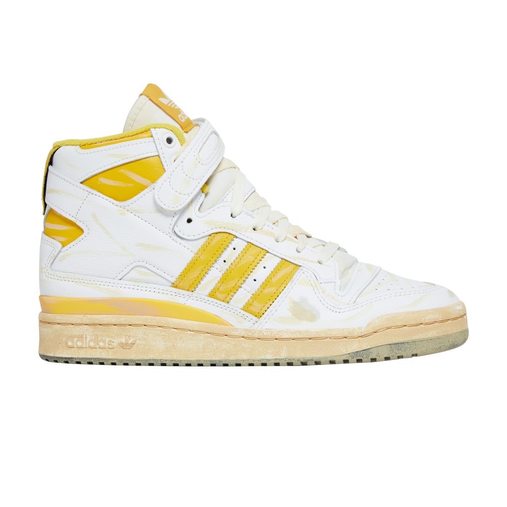 adidas Forum 84 High 'Worn Yellow' | White | Men's Size 4