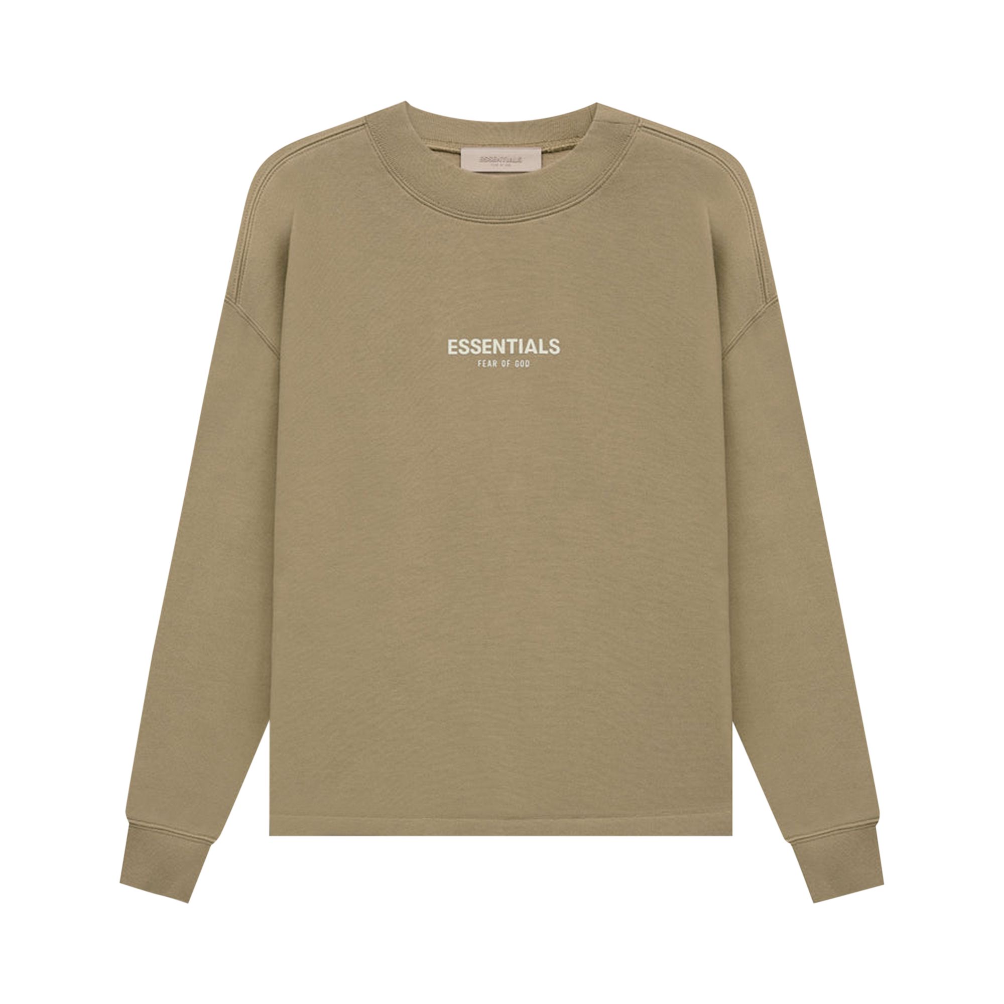 Fear of God Essentials Relaxed Crewneck 'Oak' | Green | Men's Size XS
