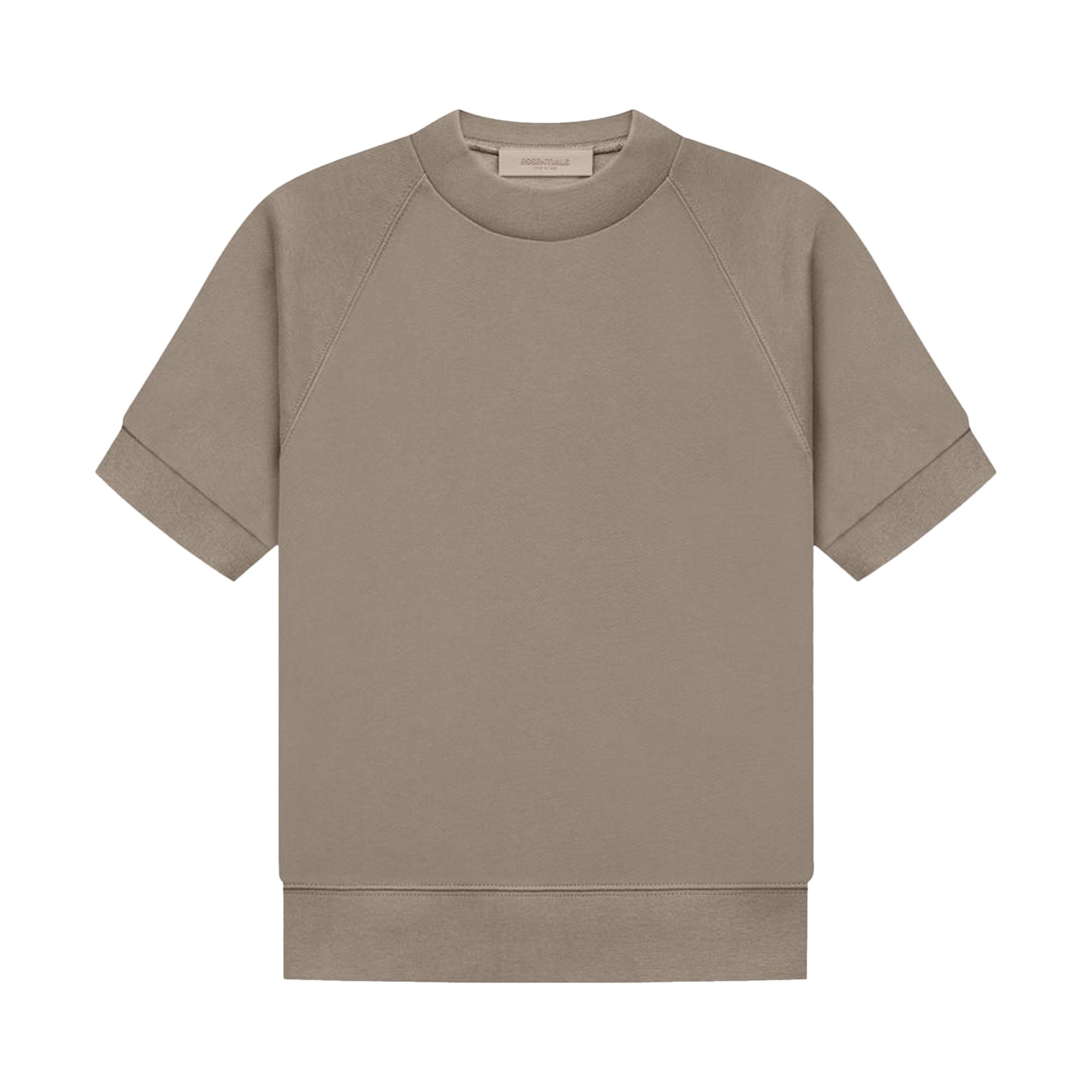 Fear of God Essentials Short-Sleeve Sweatshirt 'Desert Taupe' | Brown | Men's Size M