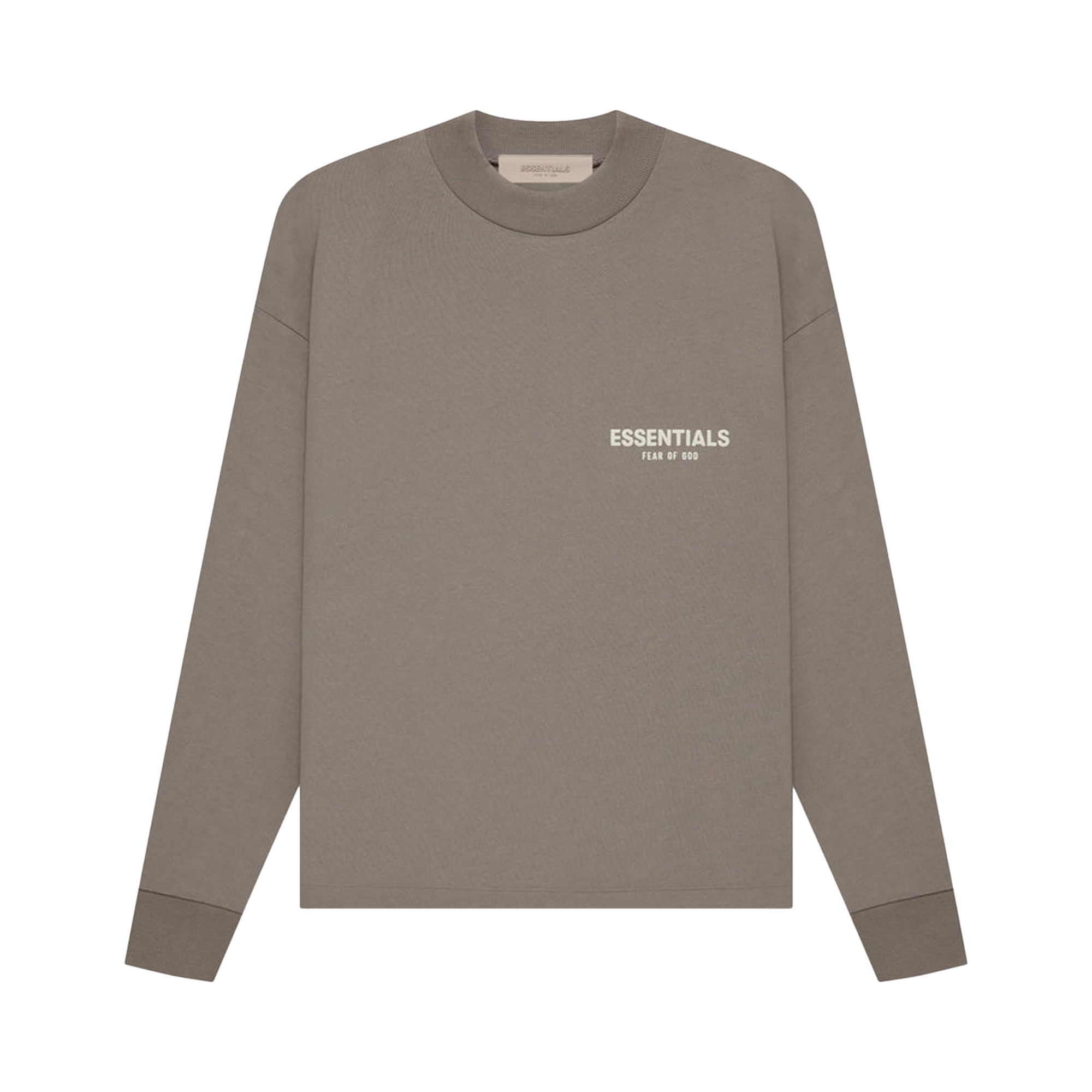 Fear of God Essentials Essentials Long-Sleeve Tee 'Desert Taupe' | Grey | Men's Size M