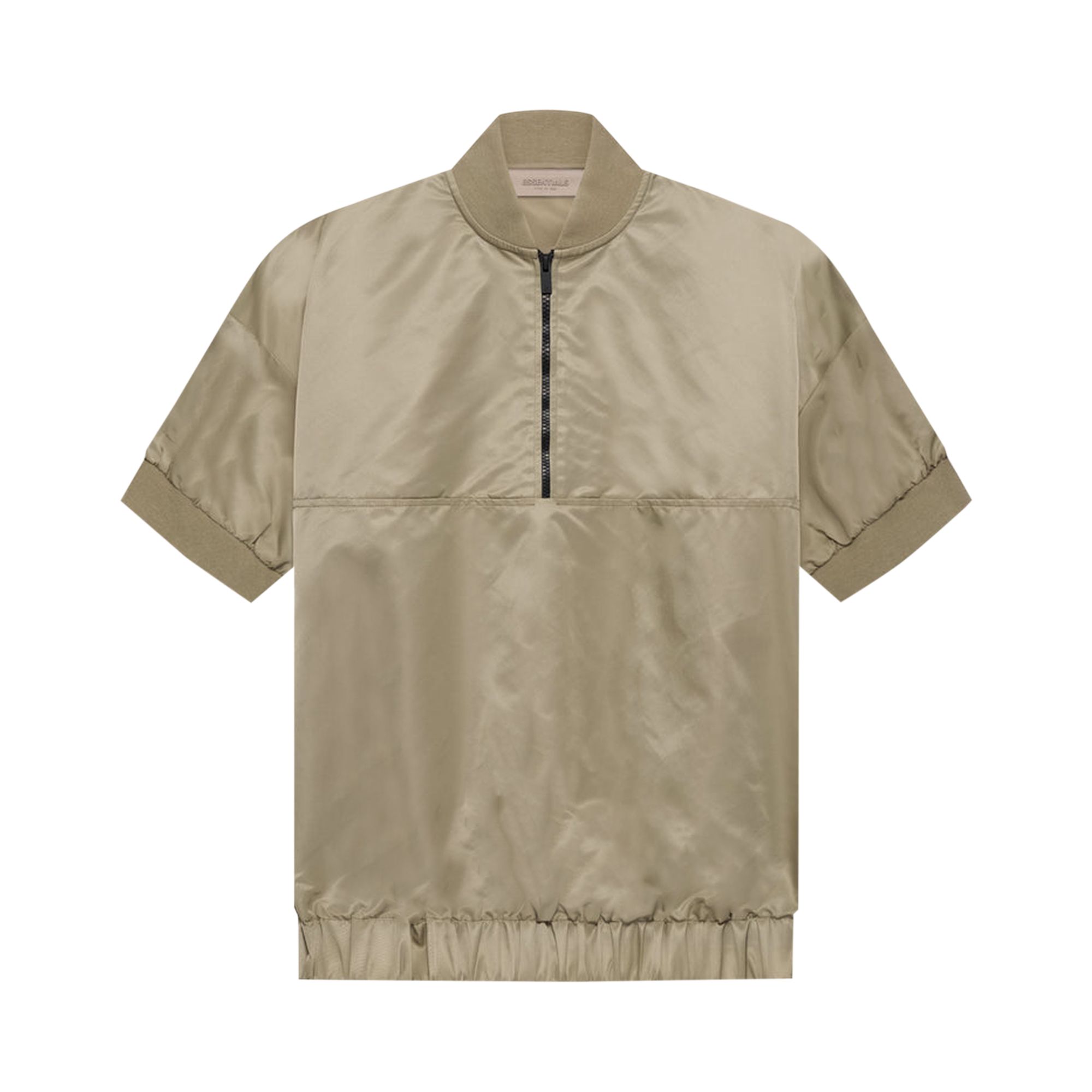 Fear of God Essentials Half Zip Pullover 'Oak' | Green | Men's Size L
