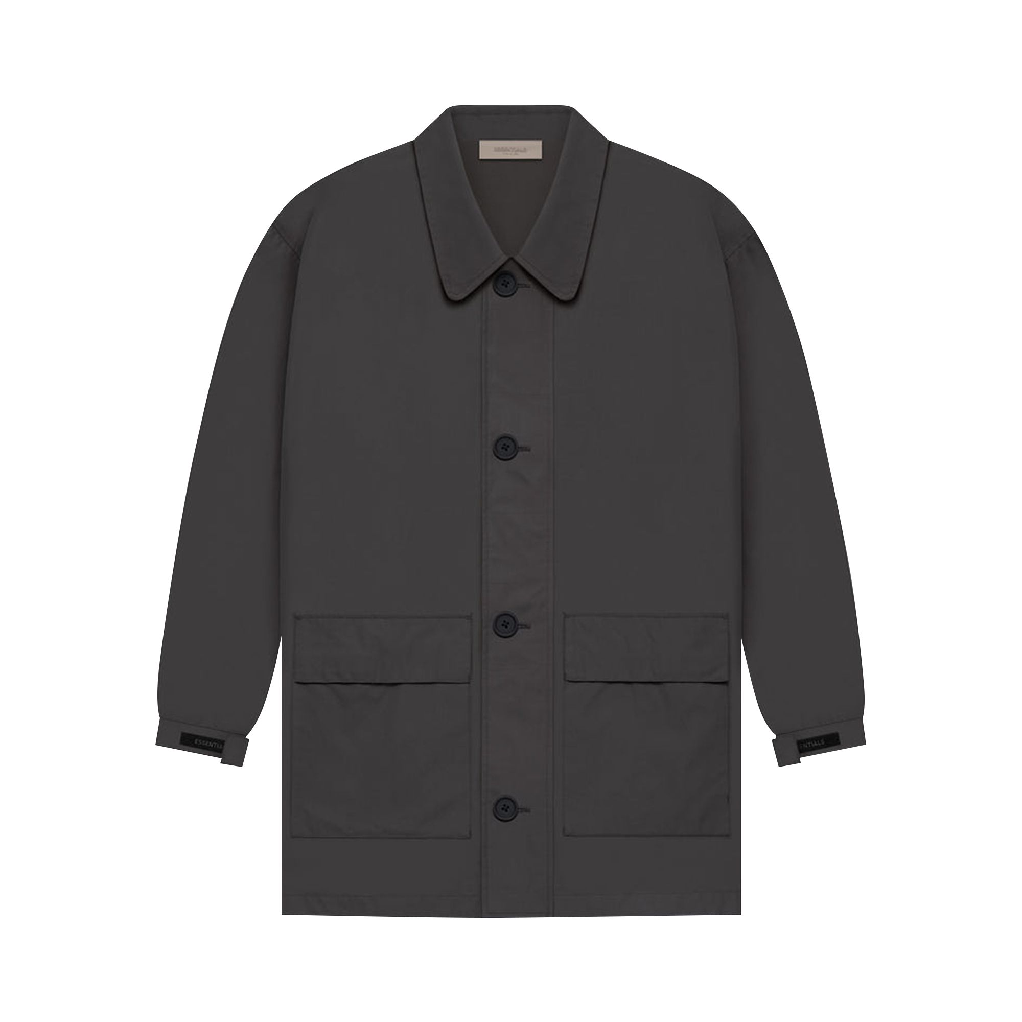 Fear of God Essentials Barn Jacket 'Iron' | Black | Men's Size S