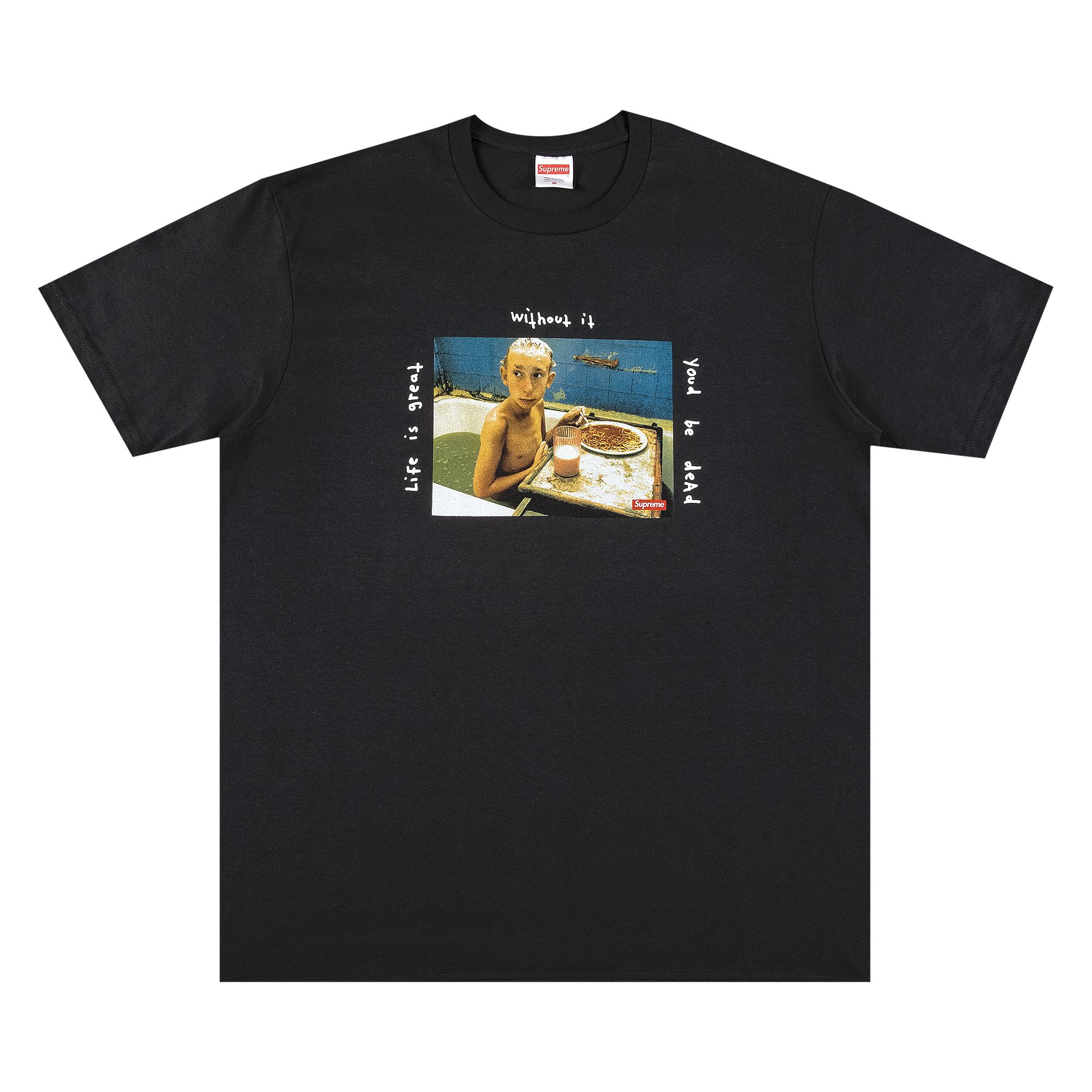 Supreme Gummo Bathtub Tee 'Black' | Men's Size S