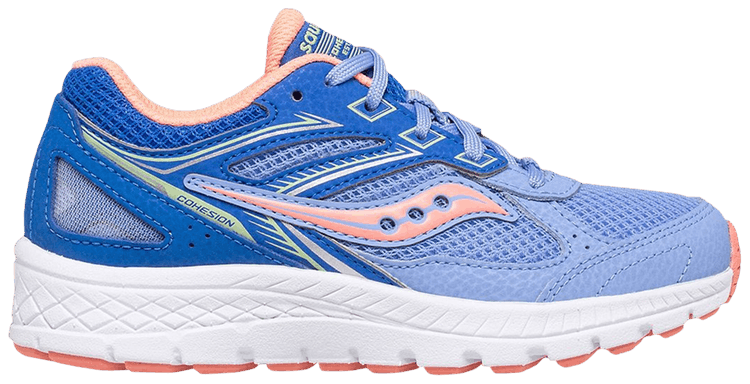 Saucony Cohesion 14 Lace Big Kid Blue Coral