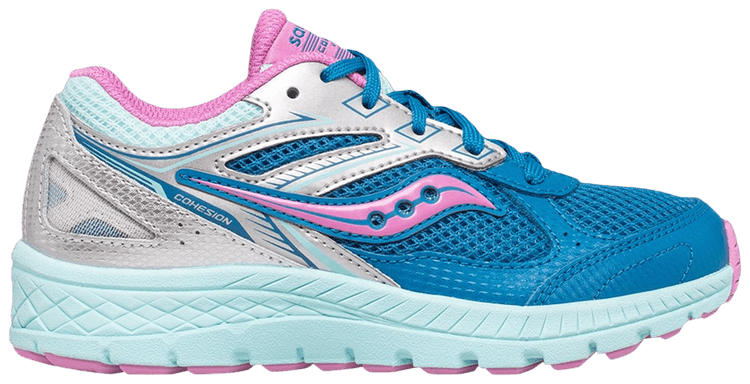 Saucony Cohesion 14 Lace Big Kid Turquoise Pink