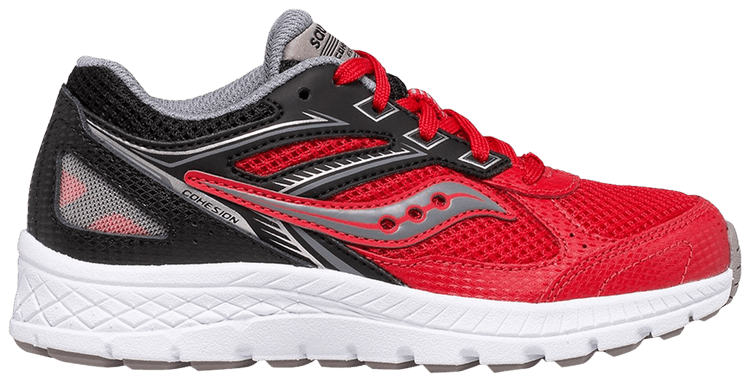 Saucony Cohesion 14 Lace Big Kid Red Black