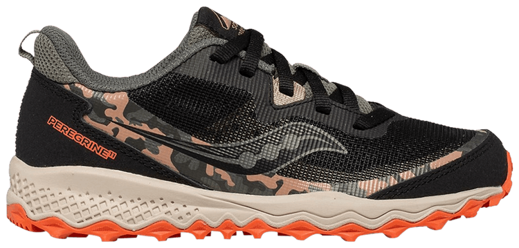Saucony Peregrine 11 Shield Big Kid Olive Camo