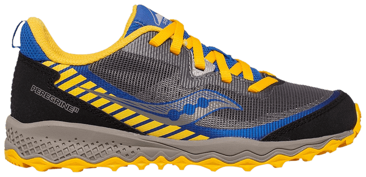 Saucony Peregrine 11 Shield Big Kid Grey Blue Gold