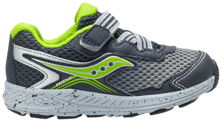 Saucony Ride 10 Big Kid Navy Green