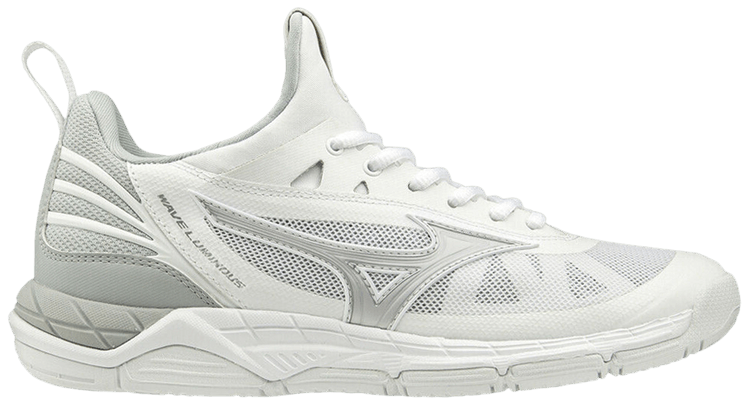 Mizuno Wmns Wave Luminous White Grey