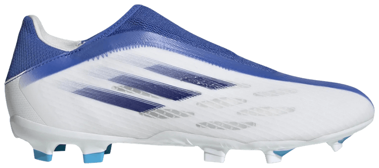 Adidas X Speedflow3 Laceless FG White Legacy Indigo