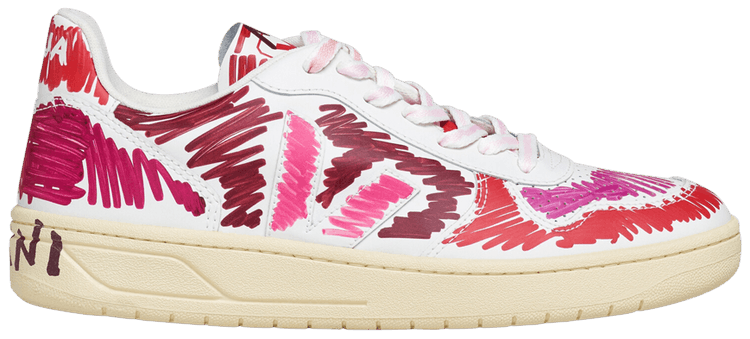 Marni x Veja V 10 Low Scribble