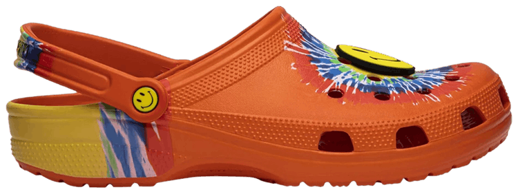 Crocs Chinatown Market x Clog Tie Dye Smiley Sample