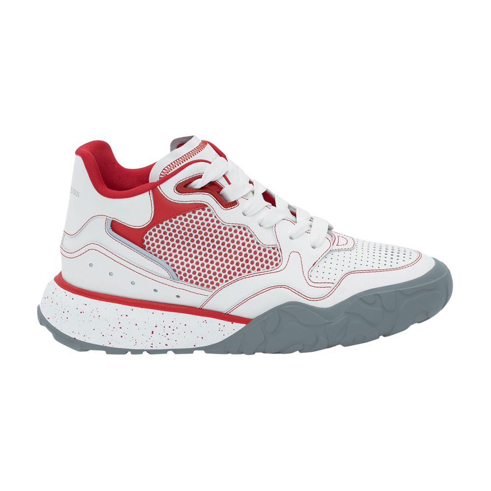 Pre-owned Alexander Mcqueen Court Trainer 'white Red' | Men's Size 41