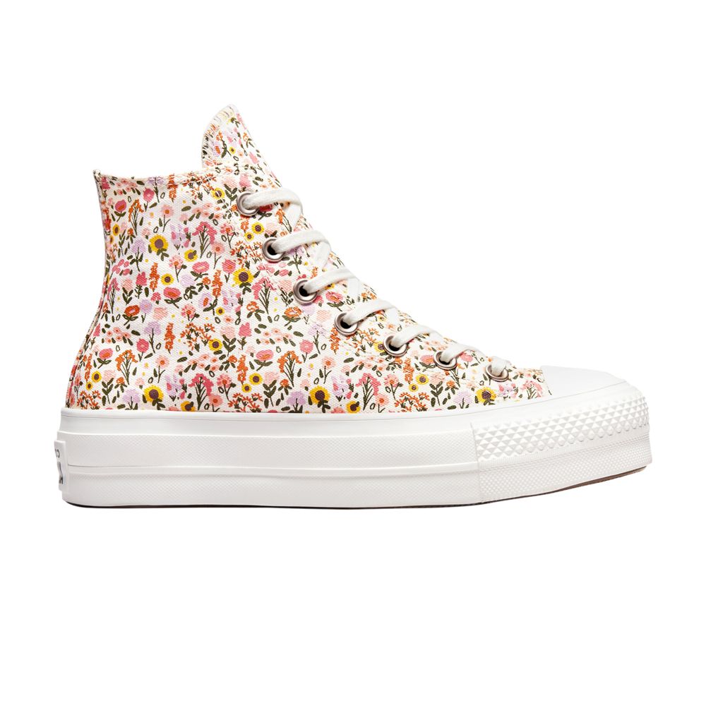 Converse Wmns Chuck Taylor All Star Lift Platform High 'Florals' | Cream | Women's Size 5