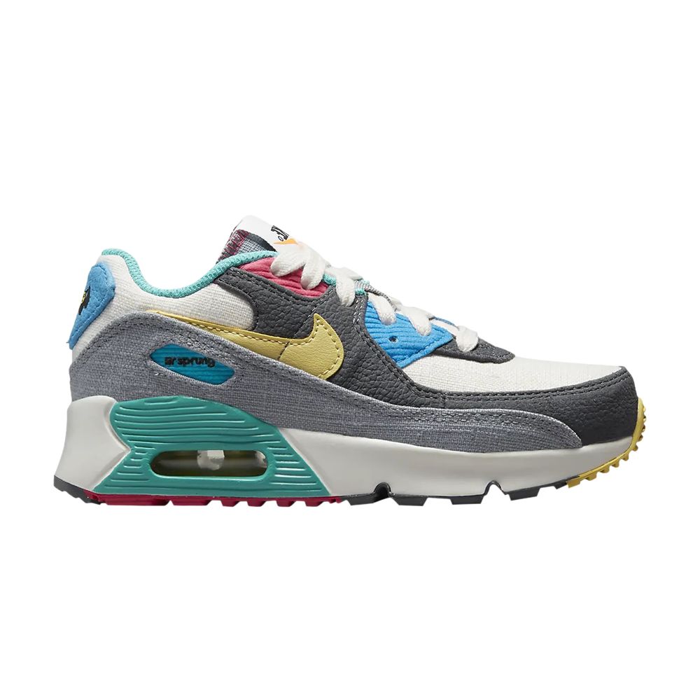 Pre-owned Nike Air Max 90 Ps 'air Sprung - Iron Grey' | Kid's Size 2 In Gray