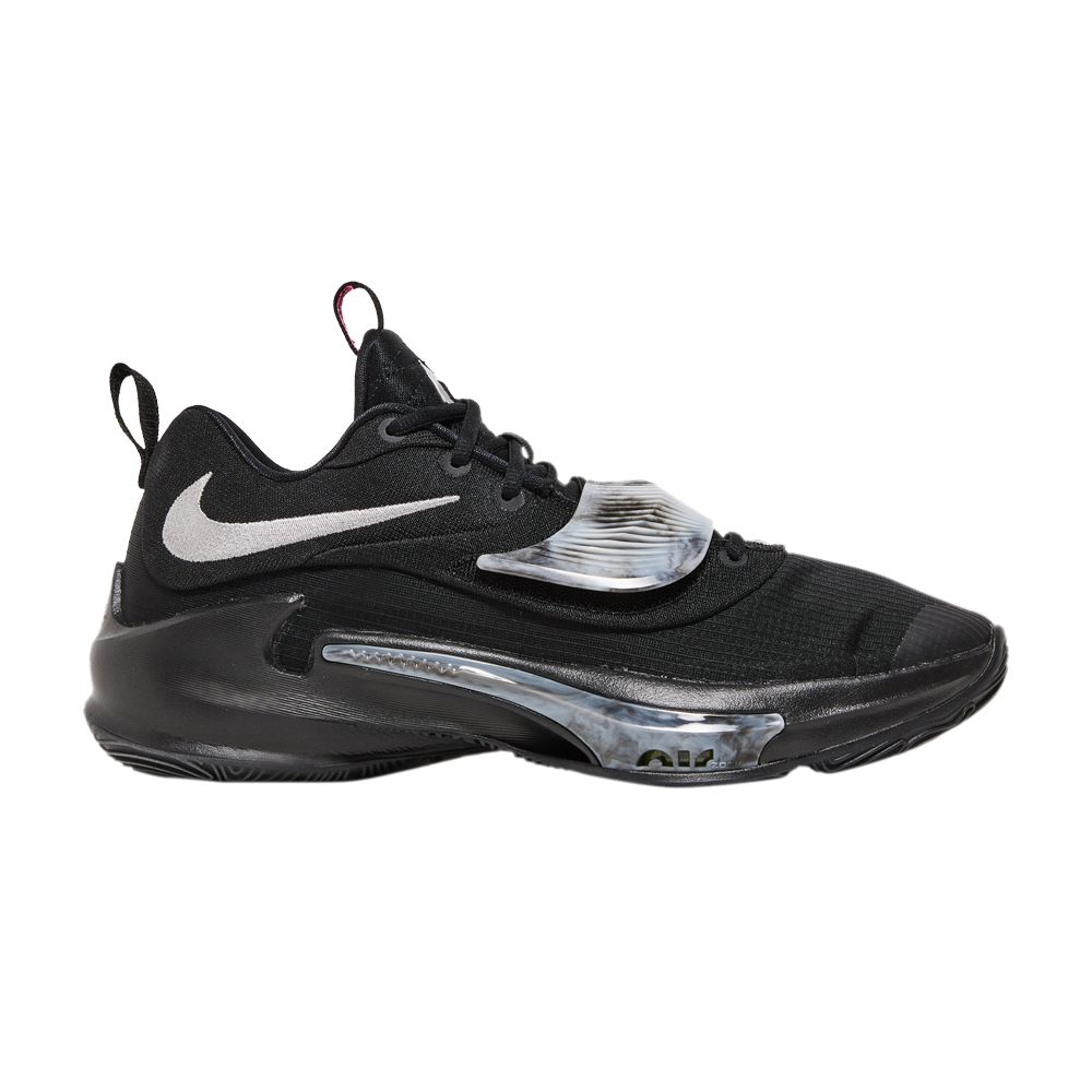 Nike Zoom Freak 3 'Black Metallic Silver' | Men's Size 4