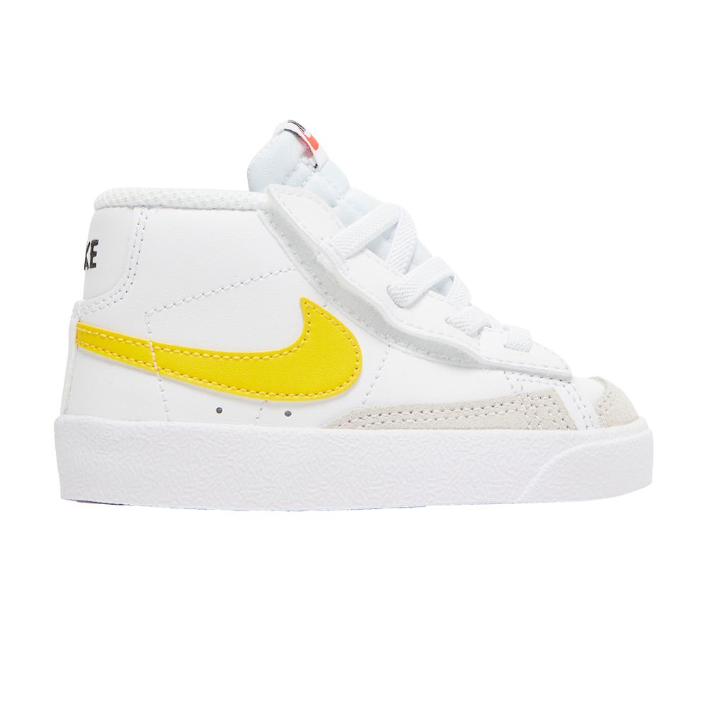 Pre-owned Nike Blazer Mid '77 Td 'white Pecan Vivid Sulfur' | Infant Size 5