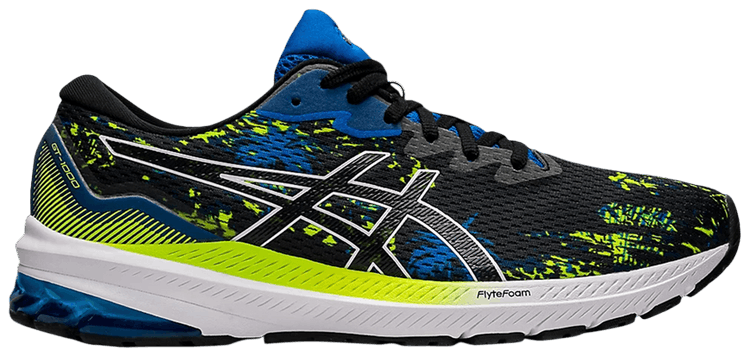 Asics GT 1000 11 Black Electric Blue