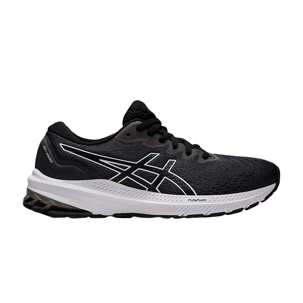 Pre-owned Asics Wmns Gt 1000 11 'black White'