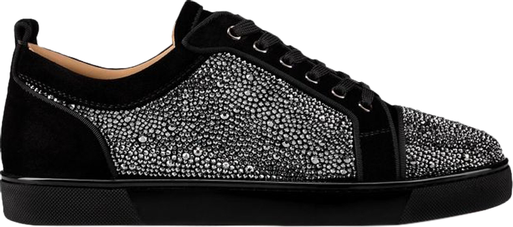 Christian Louboutin Louis Junior Strass Black - Mens Shoes - Size 42.5