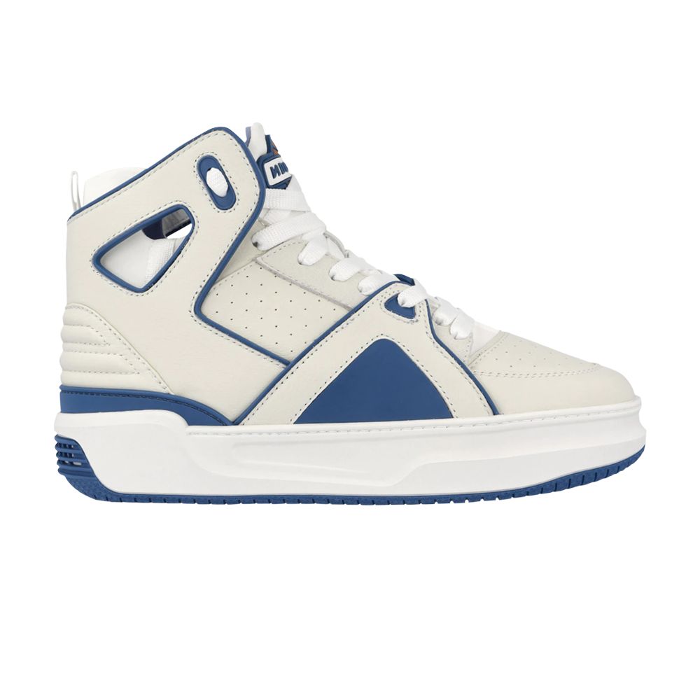 Pre-owned Just Don Basketball Courtside Hi 'white Teal' | Men's Size 38