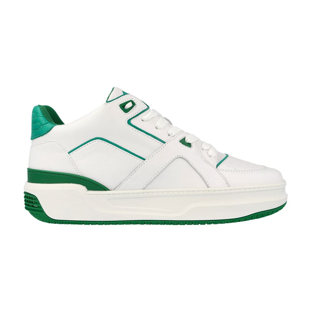 Pre-owned Just Don Courtside Low 'white Green' | Men's Size 42.5