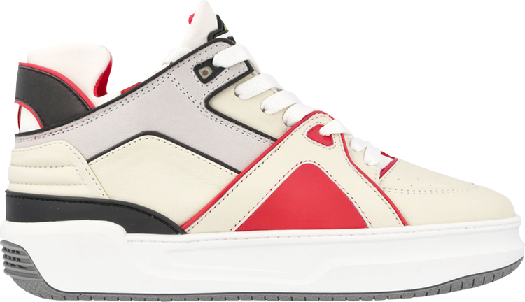 Just Don Tennis Courtside Mid 'Beige Red Grey'