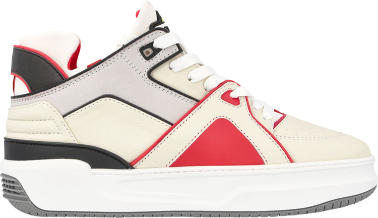 Just Don Tennis Courtside Mid Beige Red Grey