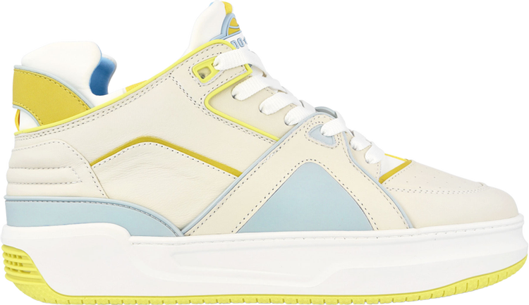 Just Don Tennis Courtside Mid 'Beige Yellow Blue'