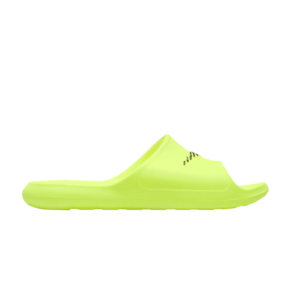 Pre-owned Nike Victori One Slide 'volt Black' In Yellow