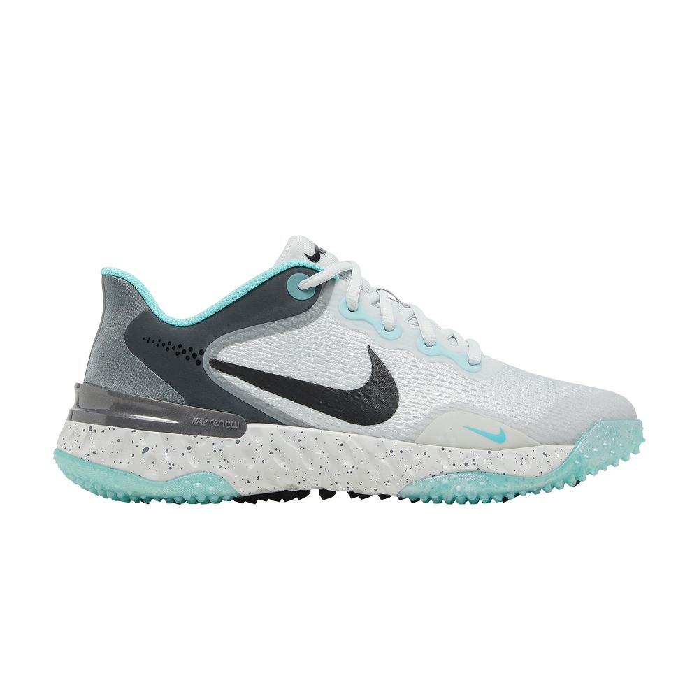 Nike Wmns Alpha Huarache Elite 3 Turf 'Photon Dust Dynamic Turquoise' | Grey | Women's Size 8