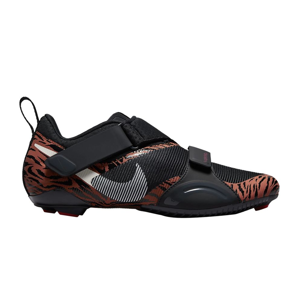 Pre-owned Nike Wmns Superrep Cycle 'tiger' In Black