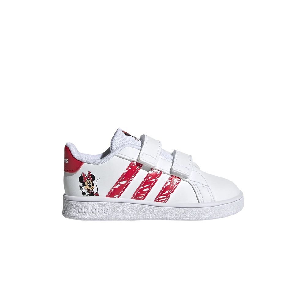 Pre-owned Adidas Originals Adidas Disney X Grand Court I 'minnie Mouse' | Red | Infant Size 8.5