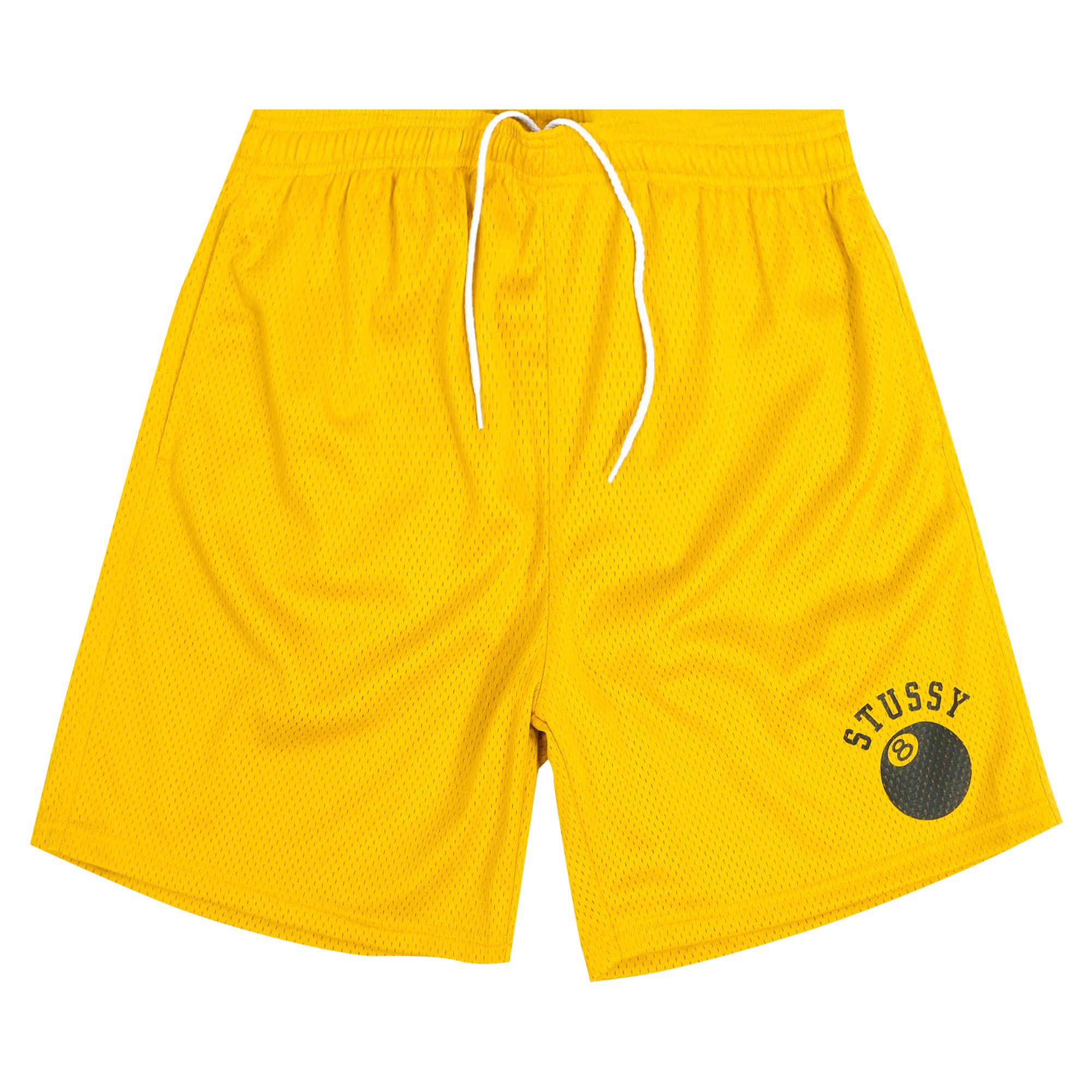 Stussy 8-Ball Mesh Short 'Gold' | Yellow | Men's Size XL